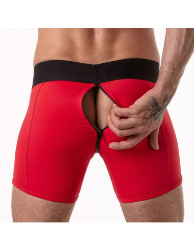 LOCKER GEAR WIDE WAISTBAND TRUNK RED S
