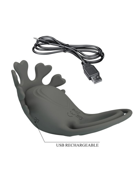 PRETTY LOVE RECHARGEABLE VIBRATING RING WITH STIMULATOR