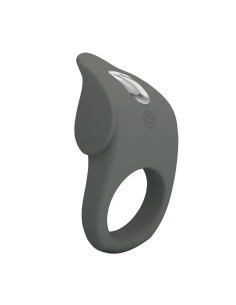 PRETTY LOVE RECHARGEABLE FLEXIBLE SILICONE VIBRATING RING