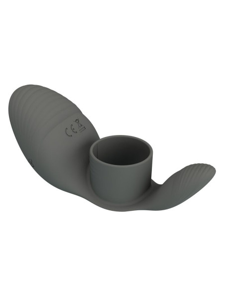 PRETTY LOVE RECHARGEABLE VIBRATING RING WITH DUAL STIMULATION