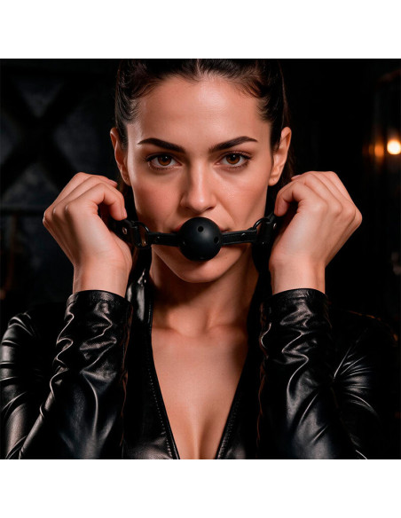 FETISH SUBMISSIVE VEGAN BREATHABLE GAG