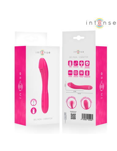 INTENSE BELINDA VIBRATOR 19 CM FLEXIBLE 10 VIBRATIONS PINK