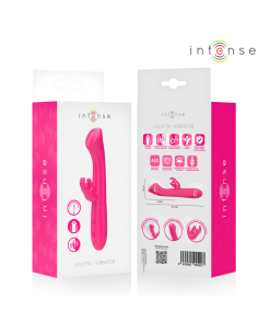INTENSE JULIETA RABBIT VIBRATOR 186 CM 10 VIBRATIONS PINK