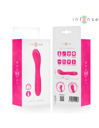 INTENSE LISETTE VIBRATOR 19 CM FLEXIBLE 10 VIBRATIONS PINK