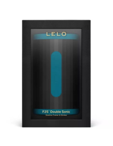 LELO F2S DOUBLE SONIC MALE STROKER WITH DUAL SONIC STIMULATION TEAL