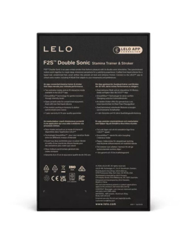 LELO F2S DOUBLE SONIC MALE STROKER WITH DUAL SONIC STIMULATION TEAL