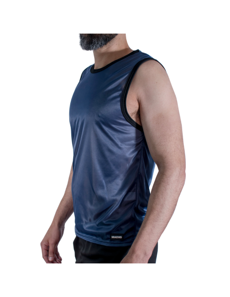 MACHO NAVY BLUE T SHIRT S M