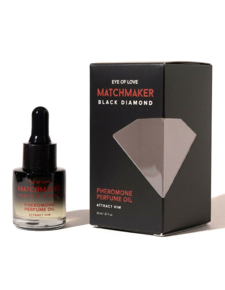 EYE OF LOVE MATCHMAKER BLACK DIAMOND PHEROMONE PERFUME OIL 20 ML