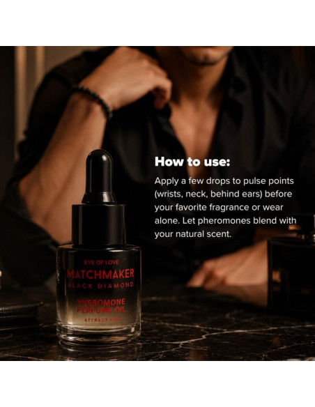 EYE OF LOVE MATCHMAKER BLACK DIAMOND PHEROMONE PERFUME OIL 20 ML
