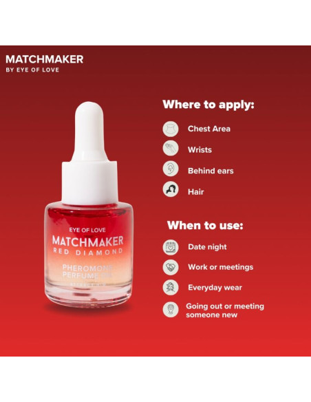 EYE OF LOVE MATCHMAKER RED DIAMOND PHEROMONE PERFUME OIL 20 ML