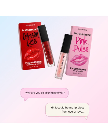 EYE OF LOVE MATCHMAKER PINK PULSE PH LIP STAIN WITH PHEROMONES 85 ML