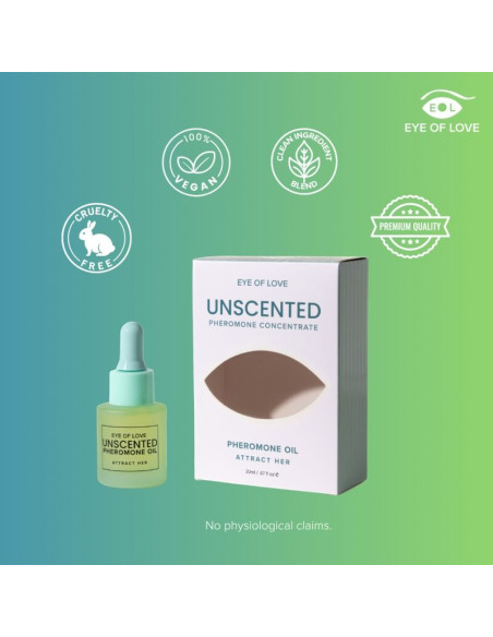 EYE OF LOVE PHEROMONE INFUSED PERFUMED OIL FOR MEN FRAGRANCE FREE 20 ML