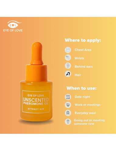 EYE OF LOVE PHEROMONE INFUSED PERFUMED OIL FOR WOMEN FRAGRANCE FREE 20 ML