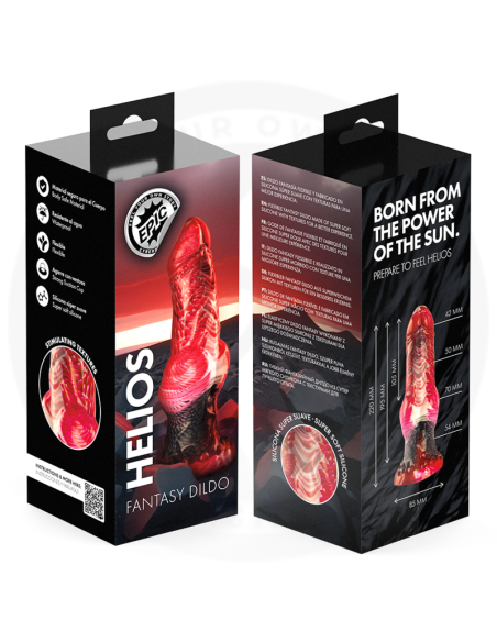 EPIC HELIOS DILDO WITH TESTICLES HEAT AND ECSTASY