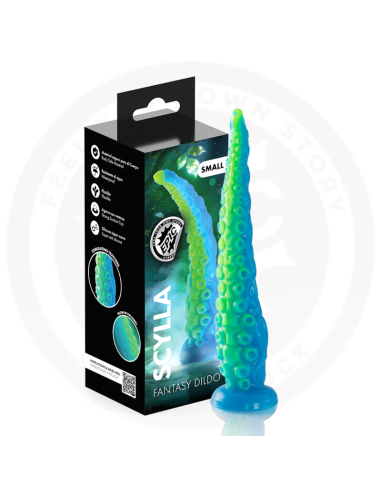 EPIC SCYLLA FLUORESCENT THIN TENTACLE DILDO SMALL SIZE