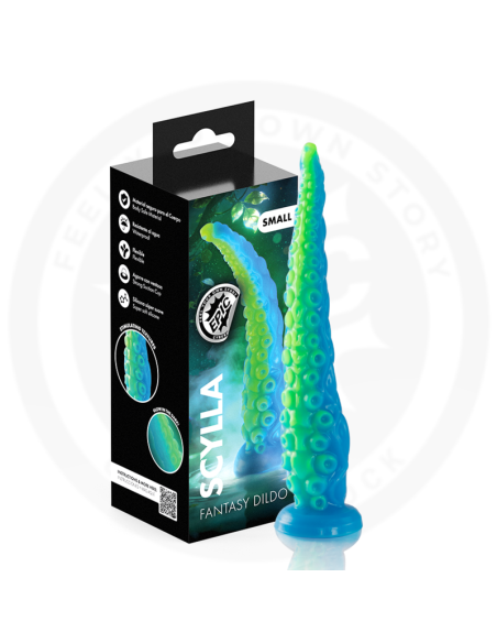 EPIC SCYLLA FLUORESCENT THIN TENTACLE DILDO SMALL SIZE