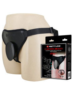 PRETTY LOVE UNIVERSAL STRAP ON HARNESS BLACK