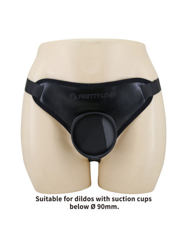 PRETTY LOVE UNIVERSAL STRAP ON HARNESS BLACK