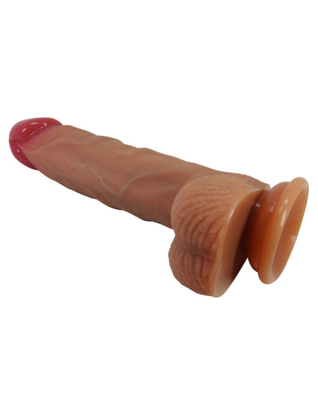 PRETTY LOVE YETI STRAP ON HARNESS WITH SUCTION DILDO FLESH