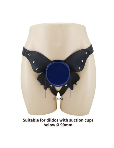 PRETTY LOVE YETI STRAP ON HARNESS WITH SUCTION DILDO FLESH