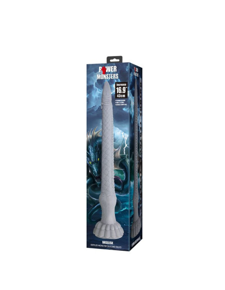 POWER MONSTERS BASILISK FANTASY SILICONE DILDO 43 CM O 5 CM