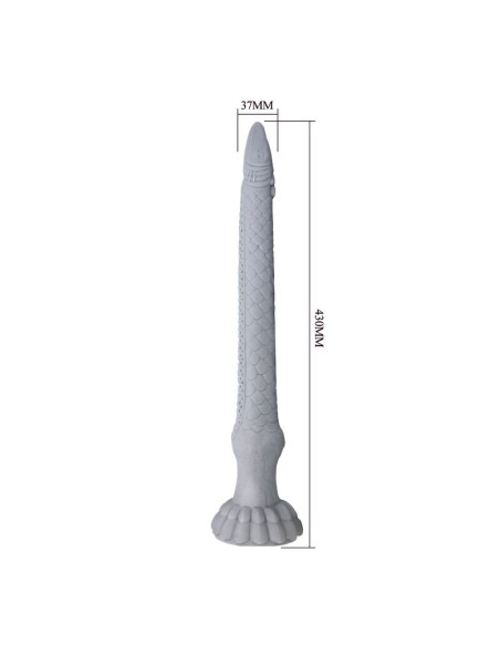 POWER MONSTERS BASILISK FANTASY SILICONE DILDO 43 CM O 5 CM