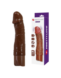 PRETTY LOVE DONALD REALISTIC VIBRATOR 195 CM O 4 CM BROWN