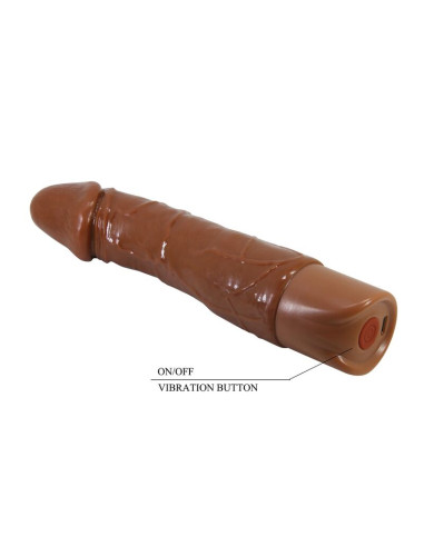 PRETTY LOVE DONALD REALISTIC VIBRATOR 195 CM O 4 CM BROWN