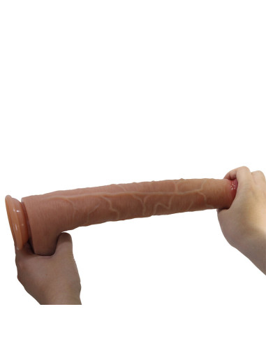 PRETTY LOVE TERIN PLUS REALISTIC SILICONE DILDO WITH SUCTION CUP 376 CM O 55 CM