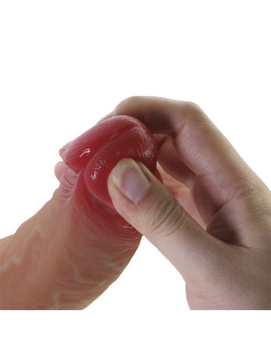PRETTY LOVE TERIN PLUS REALISTIC SILICONE DILDO WITH SUCTION CUP 376 CM O 55 CM