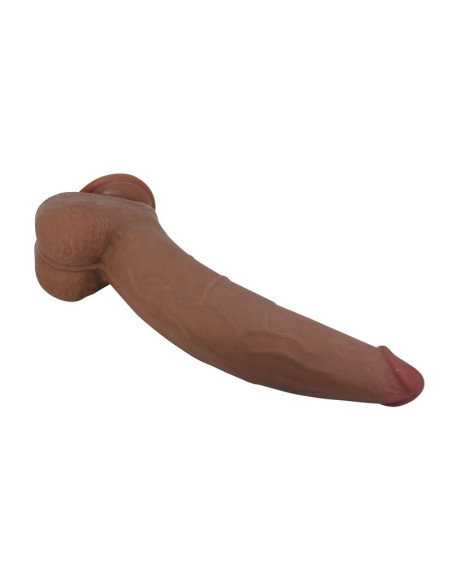 PRETTY LOVE ULRIC REALISTIC FLEXIBLE DILDO 26 CM O 55 CM TPE BROWN