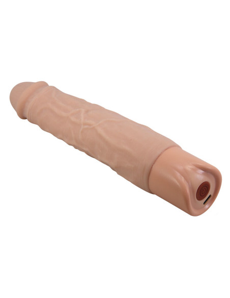 PRETTY LOVE KESSLER REALISTIC VIBRATING DILDO WITH 10 VIBRATION MODES AND 10 THROWS 22 CM NATURAL