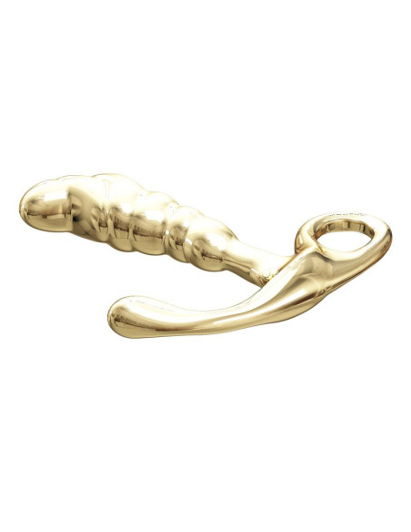 PRETTY LOVE JACK ZINC ALLOY PROSTATE MASSAGER GOLD