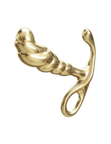 PRETTY LOVE JACK ZINC ALLOY PROSTATE MASSAGER GOLD