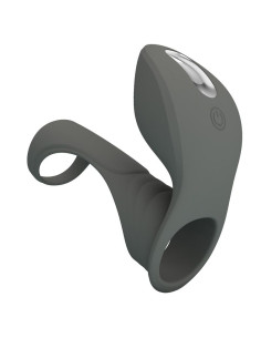 PRETTY LOVE RECHARGEABLE VIBRATING RING WITH DUAL STIMULATOR