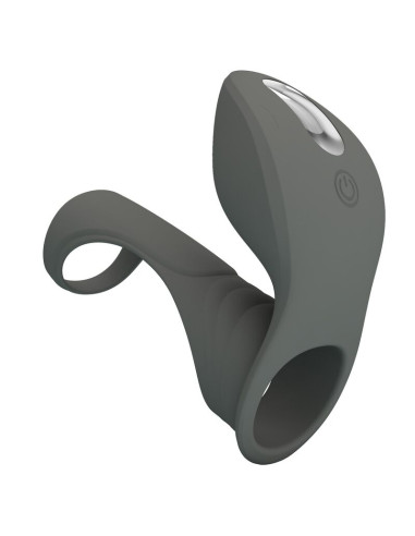 PRETTY LOVE RECHARGEABLE VIBRATING RING WITH DUAL STIMULATOR