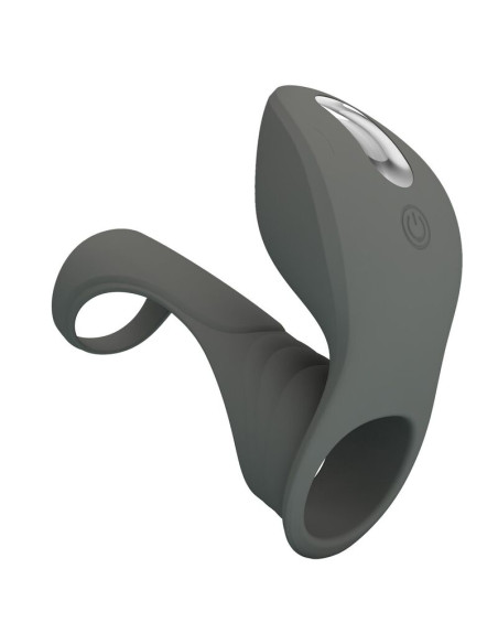 PRETTY LOVE RECHARGEABLE VIBRATING RING WITH DUAL STIMULATOR