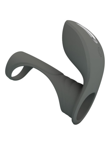 PRETTY LOVE RECHARGEABLE VIBRATING RING WITH DUAL STIMULATOR