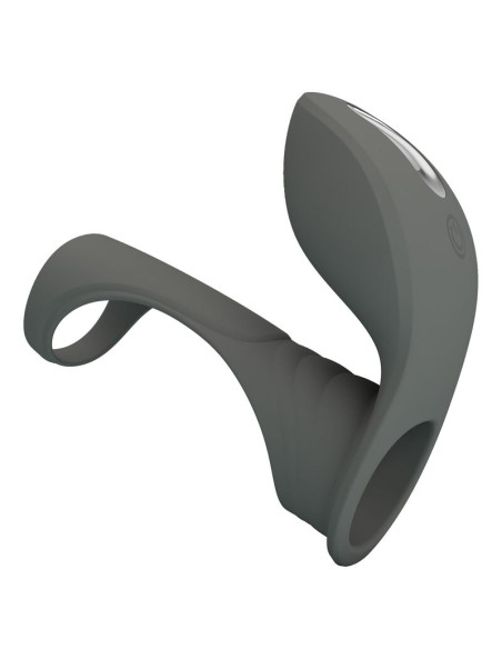 PRETTY LOVE RECHARGEABLE VIBRATING RING WITH DUAL STIMULATOR