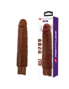 PRETTY LOVE GAVIN REALISTIC VIBRATOR 25 CM O 5 CM BROWN