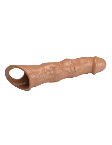 PRETTY LOVE ADJUSTABLE PENIS EXTENSION SLEEVE 28 CM O 45 CM BROWN