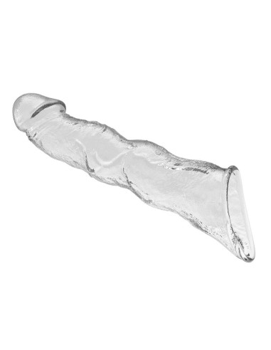 PRETTY LOVE ADJUSTABLE PENIS EXTENSION SLEEVE 28 CM O 45 CM TRANSPARENT