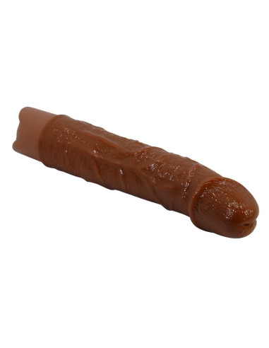 PRETTY LOVE LEONARDO REALISTIC VIBRATOR 20 CM O 4 CM BROWN