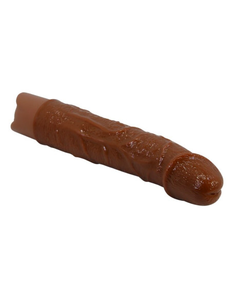 PRETTY LOVE LEONARDO REALISTIC VIBRATOR 20 CM O 4 CM BROWN