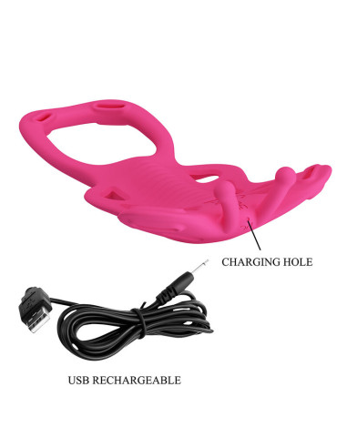 PRETTY LOVE BUTTERFLY APP CONTROL PANTY MASSAGER PINK
