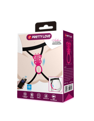 PRETTY LOVE BUTTERFLY APP CONTROL PANTY MASSAGER PINK