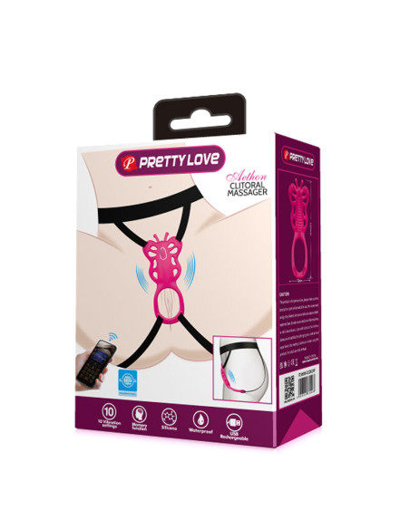 PRETTY LOVE BUTTERFLY APP CONTROL PANTY MASSAGER PINK