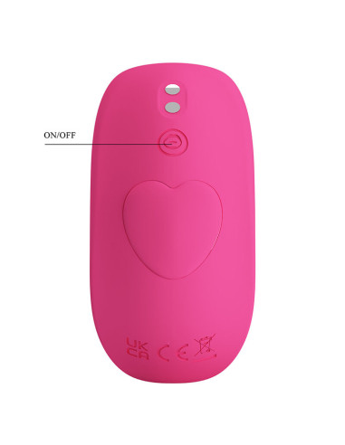 PRETTY LOVE HAZELYNN 12 FUNCTION APP CONTROL MASSAGER PINK