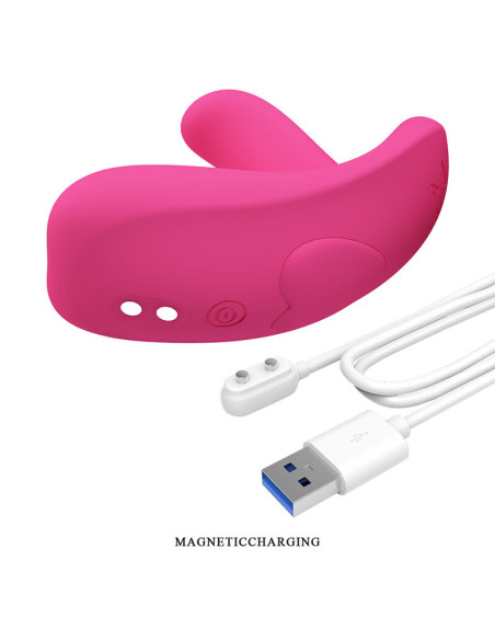 PRETTY LOVE HAZELYNN 12 FUNCTION APP CONTROL MASSAGER PINK