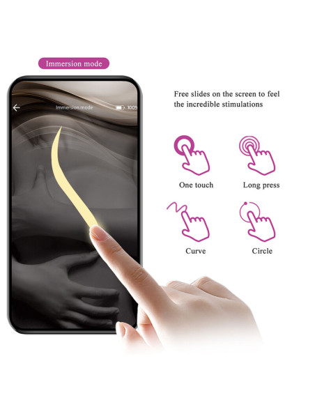 PRETTY LOVE HAZELYNN 12 FUNCTION APP CONTROL MASSAGER PINK